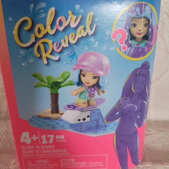 Colour Reveal Mega Barbie Building Block set - Picture 5 of 11